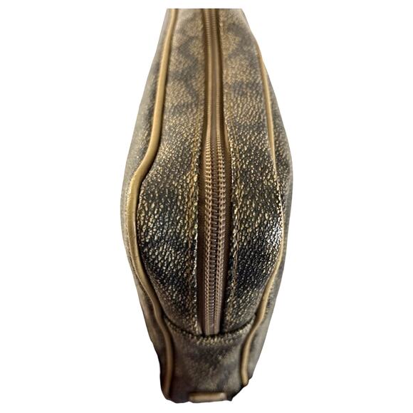 Vintage Yves Saint Laurent YSL Giraffe Print Zip Pouch Clutch Cosmetic Bag - Picture 6 of 9